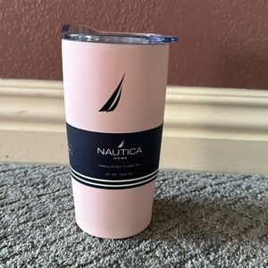 Náutica stainless steel insulated tumbler, 20oz. Color pink